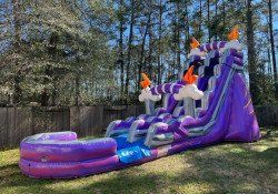 Purple Thunder 20'H Water Slide