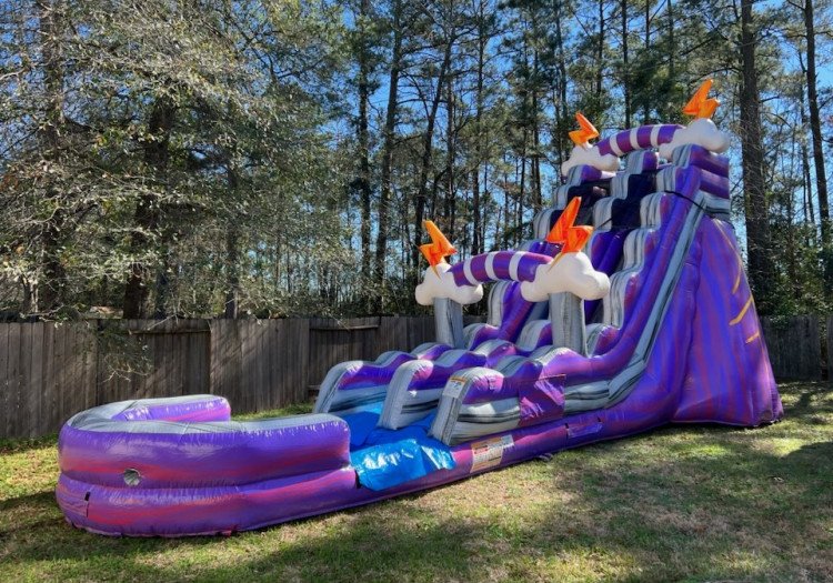 Purple Thunder 20'H Water Slide